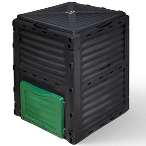 VOUNOT Composteur de Jardin 300L – Noir Vert